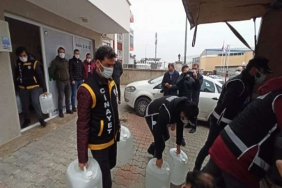 Bursa’da 1 ton daha sahte içki ele geçirildi