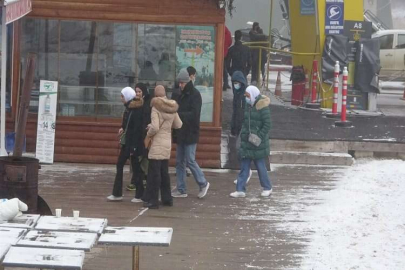 Uludağ’a gelen turistler hayran kaldı