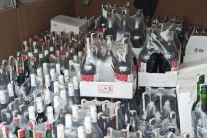 Faturasız içkilere jandarma el koydu