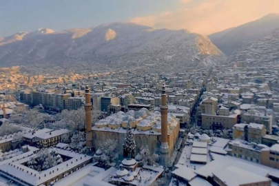 Bursa’da kar başka güzel