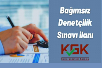 Bağımsız Denetçilik Sınavı ilanı