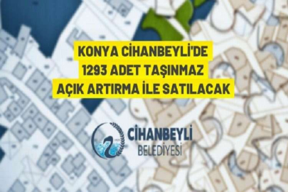 Cihanbeyli Belediye Başkanlığı’ndan taşınmaz satış ihalesi