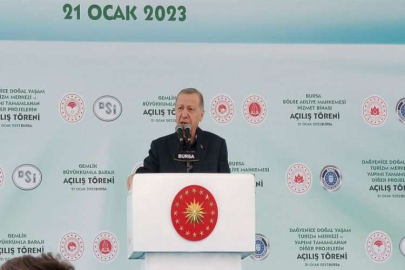 Cumhurbaşkanı Erdoğan: “Barajlar olmazsa kuraklıkla mücadele edemezsiniz”