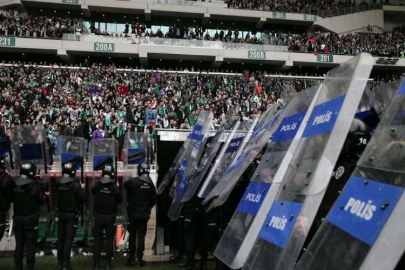 Bursaspor-Amed Sportif Faaliyetler maçı sonrası 7 kişi gözaltına alındı