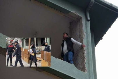 3 saatlik müzakere eşi ve bebeği gelince son buldu