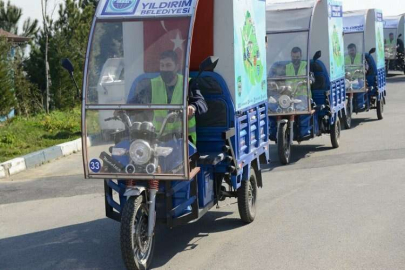 Yıldırım’da 100 bin kilo atık dönüşüme kazandırıldı