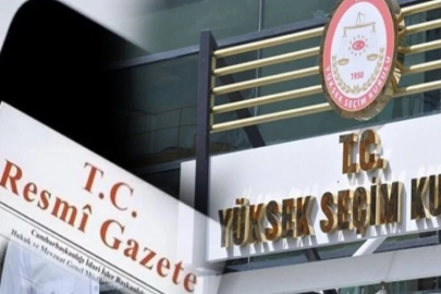 Seçim sonuçları Resmi Gazete’de yayımlandı