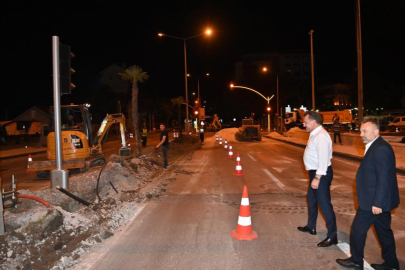 Balıkesir TCDD Gar meydanında hummalı çalışma