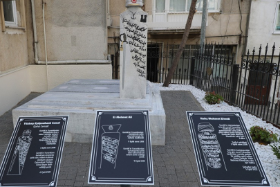 Gemlik'te şehitlik yenilendi