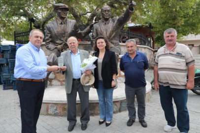 Gemlik’te en kıdemli zeytin üreticisi unutulmadı