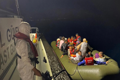 Ayvacık açıklarında 39 kaçak göçmen yakalandı