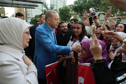 Cumhurbaşkanı Erdoğan’a New York’ta sevgi seli
