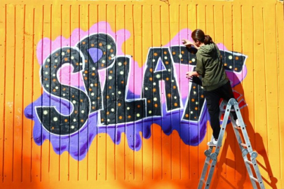 Grafiti meraklıları Hüdavendigar Kent Parkı’nda buluşuyor