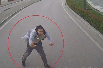 Ölümüne kaçış kamerada...Az kalsın böyle facia yaşanacaktı