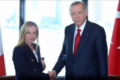 Cumhurbaşkanı Erdoğan, İtalya Başbakanı Meloni ile görüştü