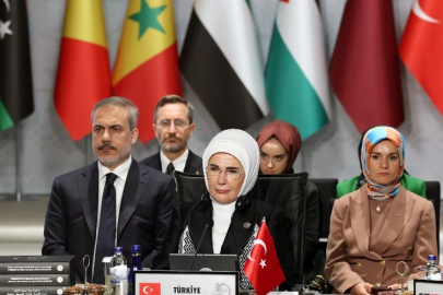Emine Erdoğan: "İsrail devletinin Uluslararası Ceza Mahkemesi'nde yargılanmasını talep ediyorum"