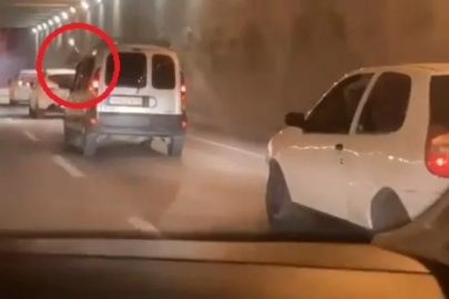 Düğün konvoyu tehlike saçtı