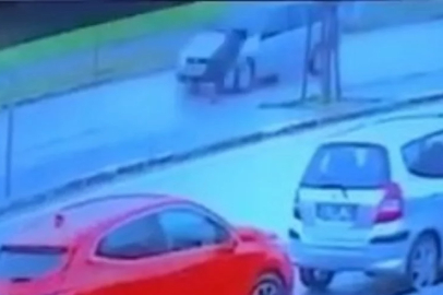 Bursa'da canını hiçe saydı, kendini otomobilin önüne attı