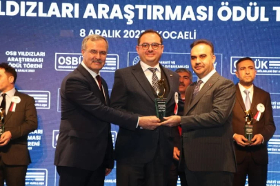 Gökçelik’e “OSB’lerin Yıldızları” ödülü