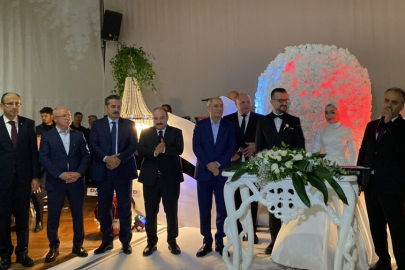 Hayrettin Çakmak’ın oğlu dünya evine girdi