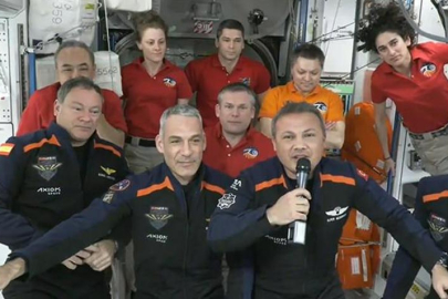 İlk Türk astronot Gezeravcı’dan ISS’te ilk konuşma
