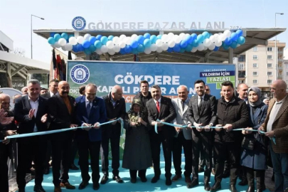 Gökdere Çarşısı yeni yüzüyle hizmete girdi
