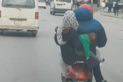 Bursa'da tehlikeli yolculuk...