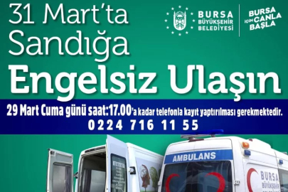 Bursa’da oy kullanmaya engel yok