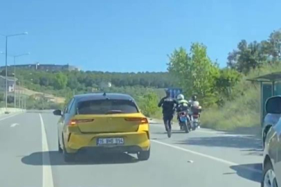 Film sahnelerini aratmayan kovalamaca kamerada