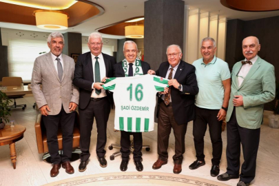 Sinan Bür ve ekibinden Başkan Özdemir’e ziyaret