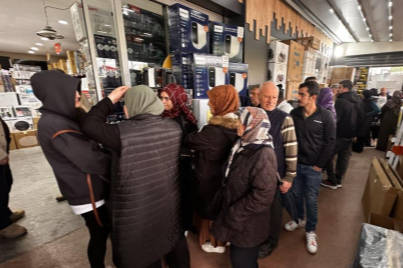 Bursa'da izdiham! Kampanyayı duyan soluğu kuyrukta aldı