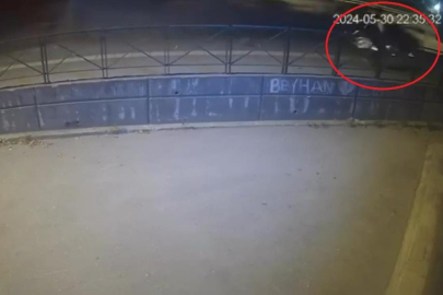 Kontrolden çıkan otomobil ağaca çarptı, yaya ezilmekten son anda kurtuldu