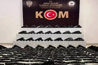 "Mercek-20" operasyonunda 225 ruhsatsız tabanca ele geçirildi