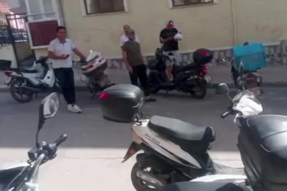25 yerden aynı anda sipariş verildi, evin önünde kuryeler toplandı