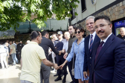 Mudanya protokolü bayramlaştı