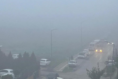 Yoğun sis Bursa'yı yuttu