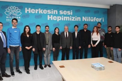 Başkan Şadi Özdemir gençleri ağırladı