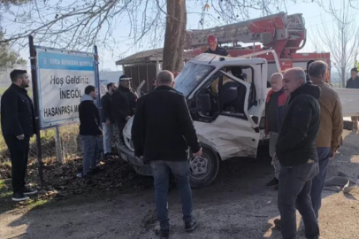 İnegöl'de kaza: 3 yaralı