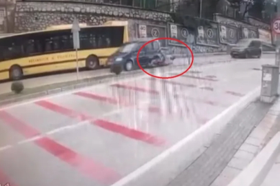 Bursa'da kaza yapan motosikletliye yardım etmek isterken kaza yaptı