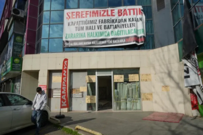 Şerefle batan fabrikanın malları Bursa'da satılıyor