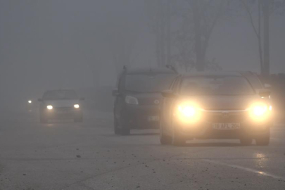 Bursa'da sis etkili oldu