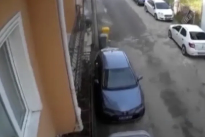 Bursa'da deprem anı kamerada