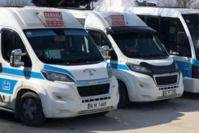 Büyükorhan'da minibüs ücretlerine zam