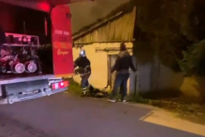 Hayvan çiftliğinde çıkan yangında 10 tavuk 100 civciv telef oldu