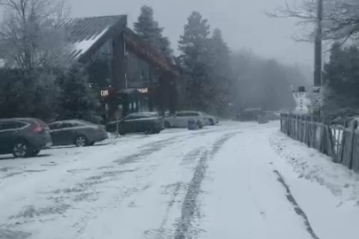 Uludağ yeniden beyaza büründü