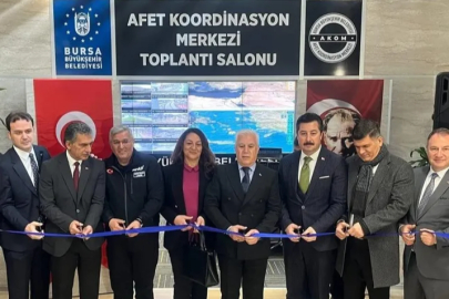 Bursa'da Afet Koordinasyon Merkezi hizmete açıldı