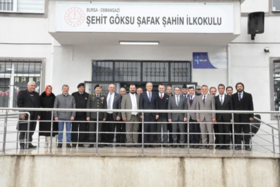 Şehit Göksu Şafak Şahin İlkokulu’nda duygu dolu buluşma!