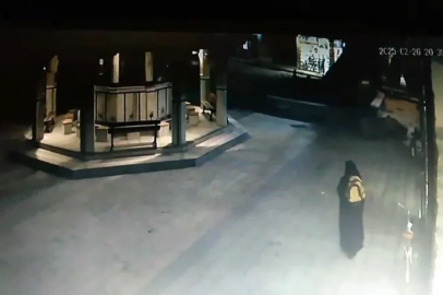 Bursa'da devrilen çınarın altında kalmaktan son anda kurtuldu