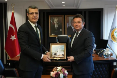 Başkan Aydın’dan Orman Bölge Müdürü Şahan’a ziyaret