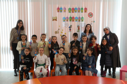 İnegöllü minikler kendi Ramazan davulunu yaptı